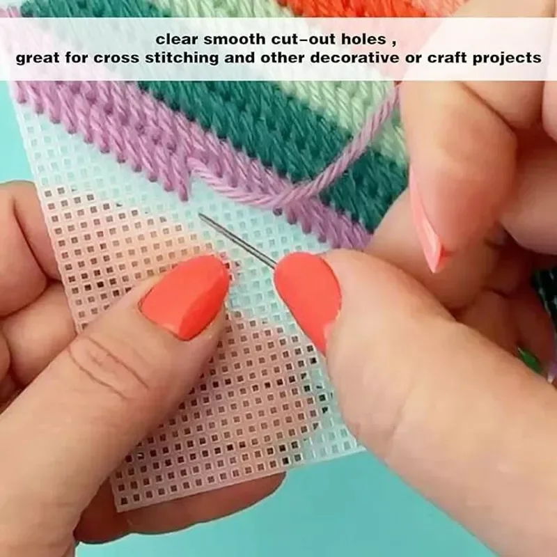 1/2/4PCS Sewing Plastic Canvas Sheets White Mesh Sheets DIY Embroidered Woven Crafts 30*20cm sewing tools craft supplies