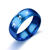 AsJerlya Fashion Anime Style Cosplay Jewelry Stainless Steel JOJOS BIZARRE ADVENTURE Cosplay Ring Anniversary Gift Party Jewelry 2