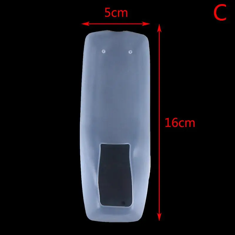 Description Picture 4 of item1Pcs Transparent Dust Protect Protective Storage Bag Portable Silicone Air Condition Control Case TV Remote Control Cover