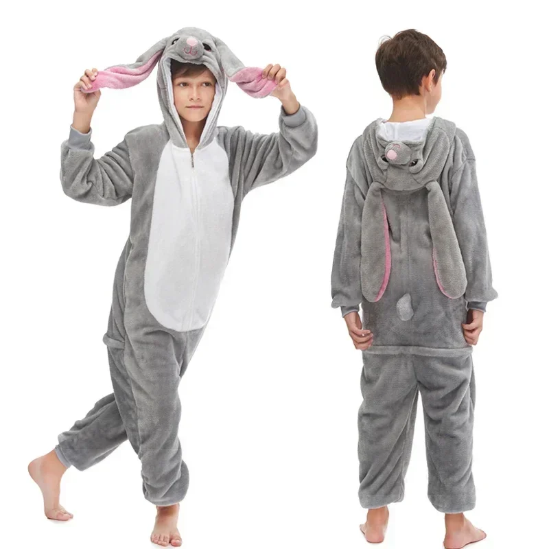Halloween Dinosaur Animal Cartoon Hooded Jumpsuits Kids Onesie Kigurumi Unicorn Pijama Panda Sleepwear Adult Onesie Boy Onesies kids pajamas adult pajamas