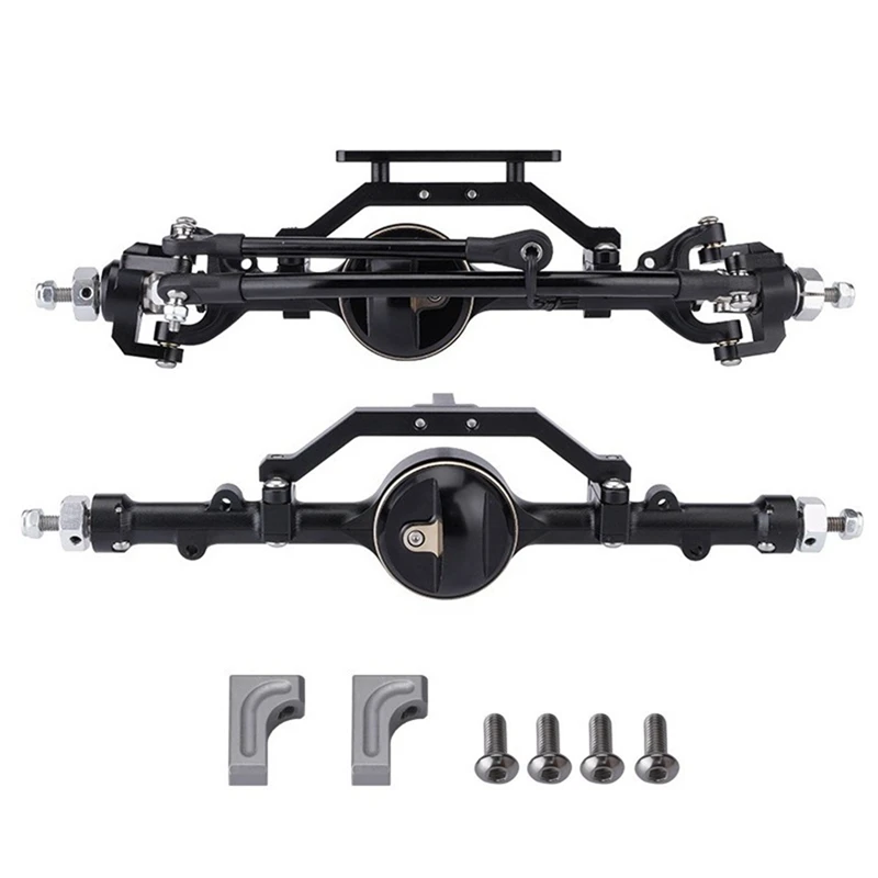 

New CNC Metal D90 Front And Rear Axle For 1/10 RC Crawler RC4WD D90 D110 Gelande II TF2 Yota II Axle Upgrades Parts