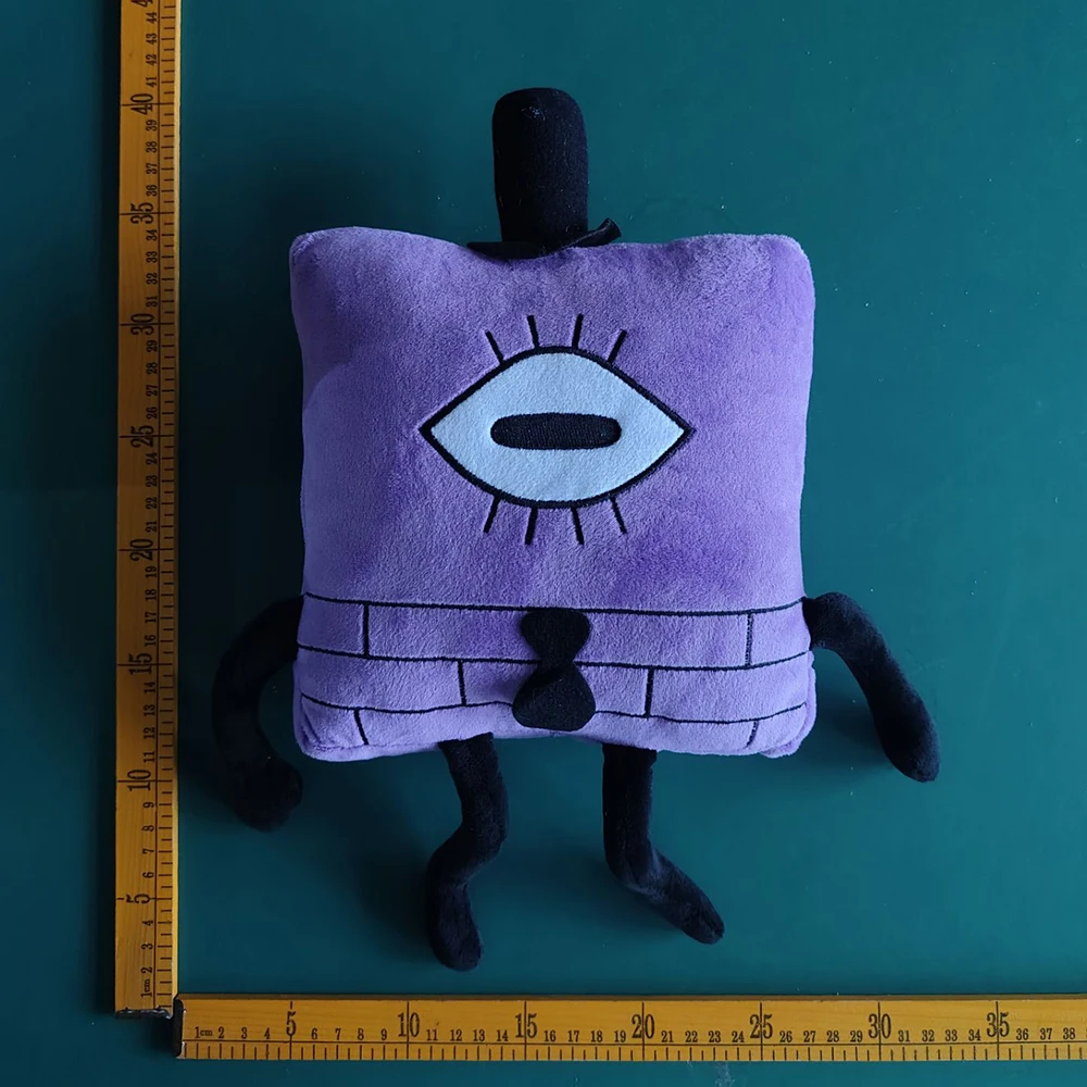 12inch Gravitys Falls Bill Cipher Plush Square Plushies Toy Cute Soft Stuffed Animal Doll Pillows Gift Merch for Weird Town Fans 6