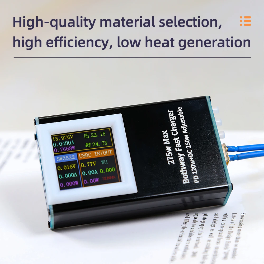 Two-Way Adjustable DC250W Two-Way Fast Charge PD120W+24W High-Power Multi-Function Fast Charge Module