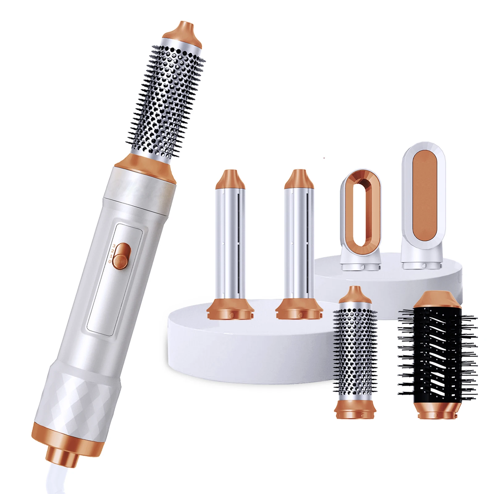 5 In 1 Hair Dryer Heat Comb Hair Curler Professional Iron Hair