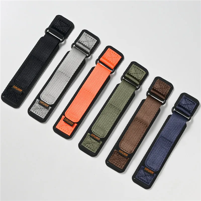 Versatile Hook & Loop Nylon Quick Release Watch Strap