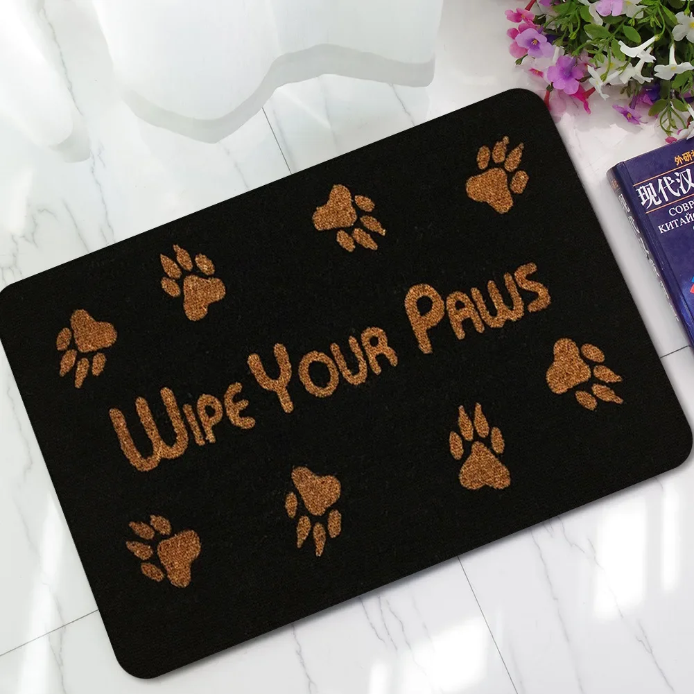 

Funny Doormat Waterproof Rubber Kitchen Mat Anti-slip Area Rugs Living Room Hallway Bathroom Printed Carpet Entrance Floor Mat