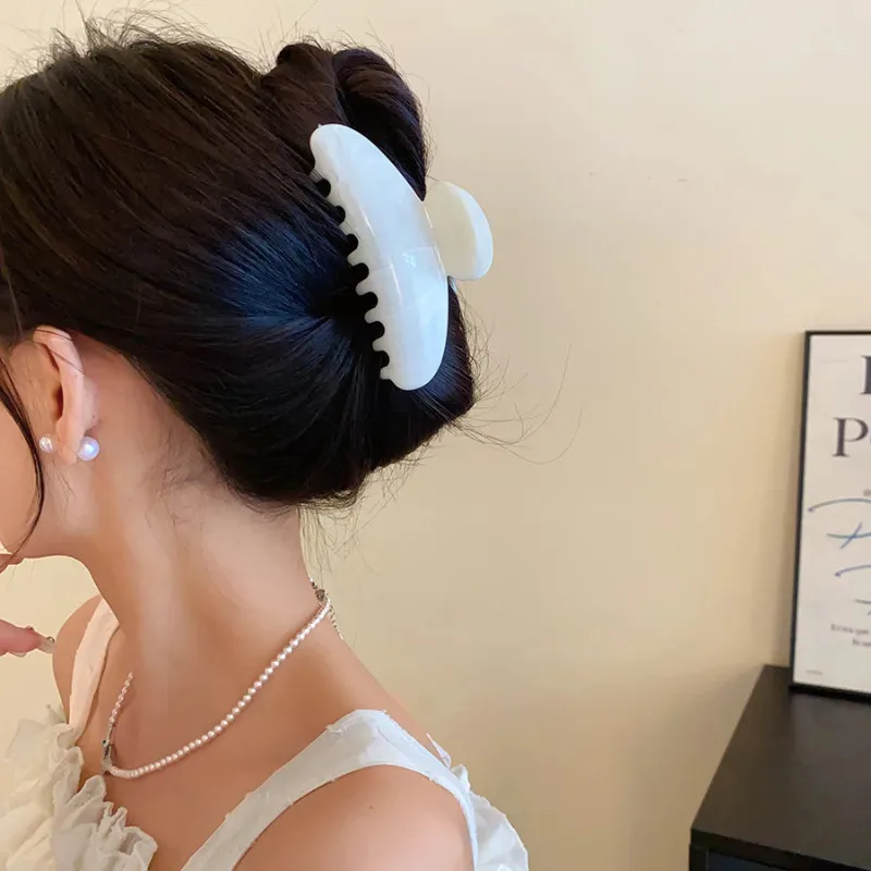 Koreanische Hawaiian Blume Krabben Haar Clips Weibliche Mode Kunststoff Shark Haar Klaue Haarnadel Barrettes Für Mädchen Strand Haar Zubehör – Detail 10