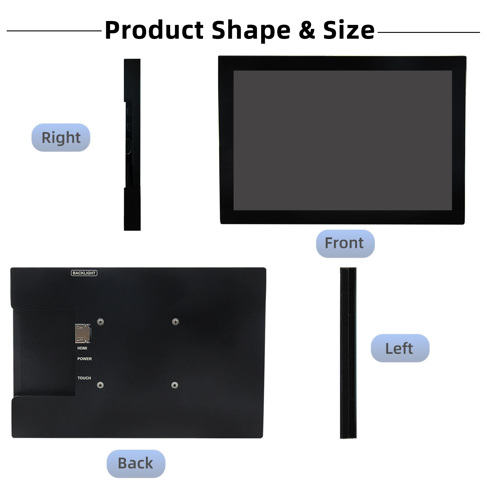 Portable HDMI Touchscreen Monitor for Raspberry Pi