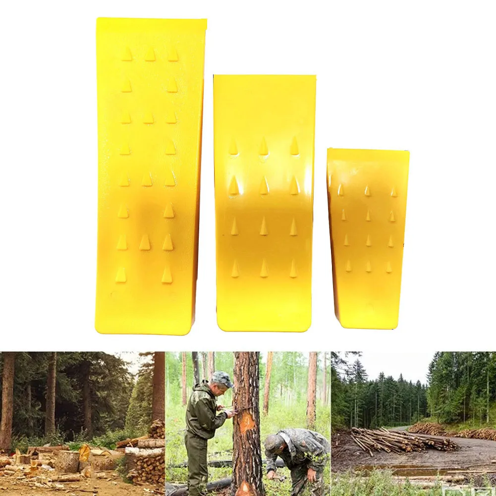 

1pc Felling Wedges 5.5/8/10Inch Tree Wedge With Spikes Tree Cutting Tool ABS Plastic Lumbering Cut Wood Tool Accessories