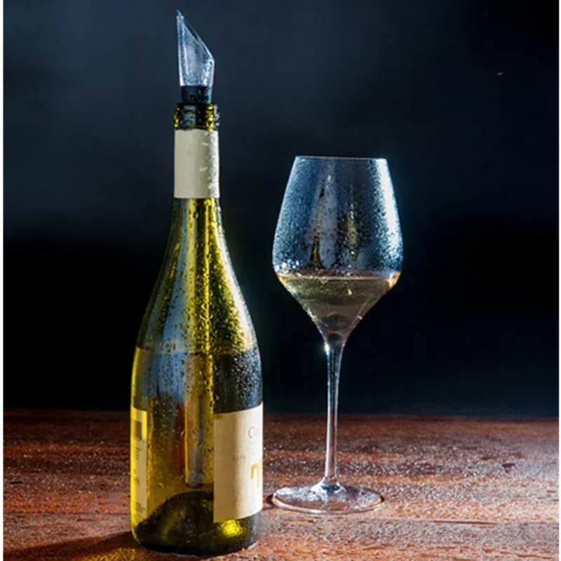 Stainless Steel Wine Bottle Cooler Chill Chilling Cooling Stick with An Aerator and Pourer Spout Freezer Cooler