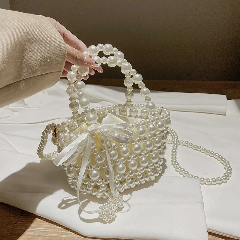 Cute White Handbag - Pearl Handbag - Mini Handbag - Lulus