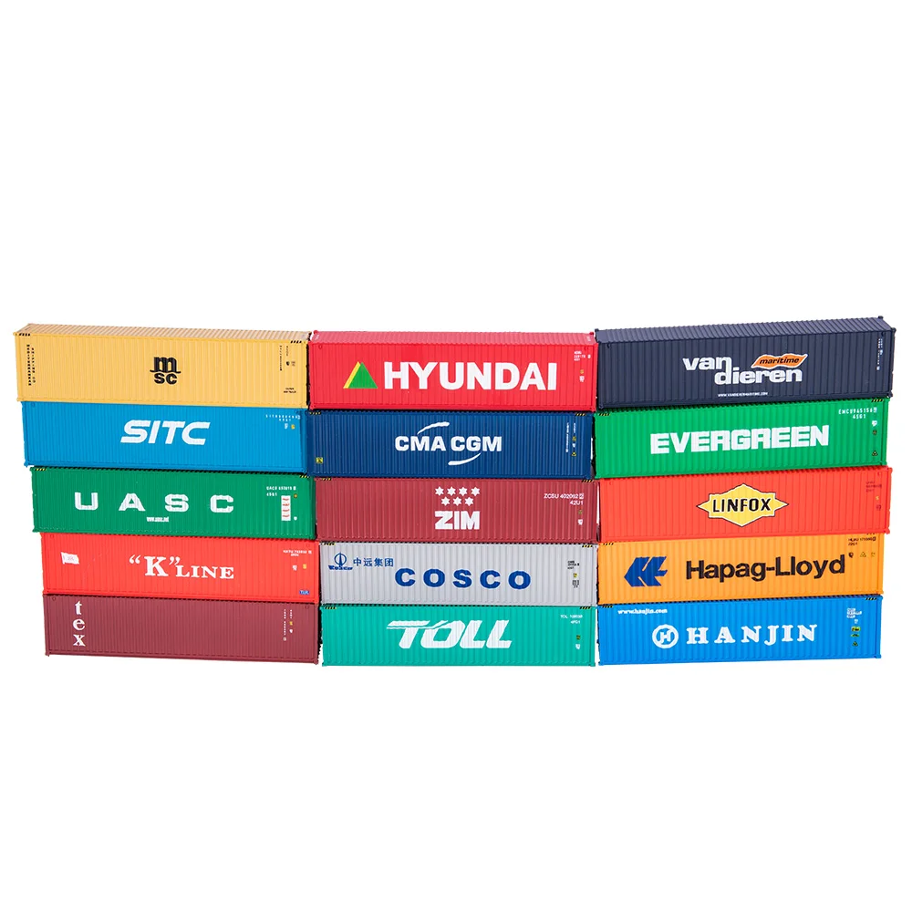 Railway Model Toys Railway Train Port Box Railway Train Sharing Box Shipping Container Model Railway Train Model Model Building Kits Model Accessories 1:87 Model Train Container Ho Scale Railway Miniature Layout Landscape For Railroad Shipping Tool DIY Collection