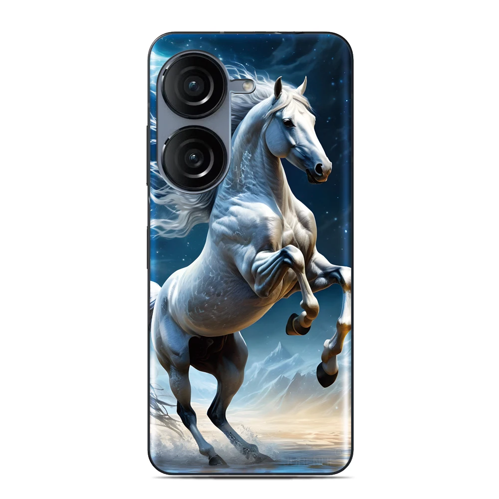 Horse-Themed Phone Case Protective Back Cover