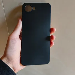 Black TPU Soft Slim Matte Silicone Case - Enhanced Protection Bumper Cover for Nubia S2R (Black)
