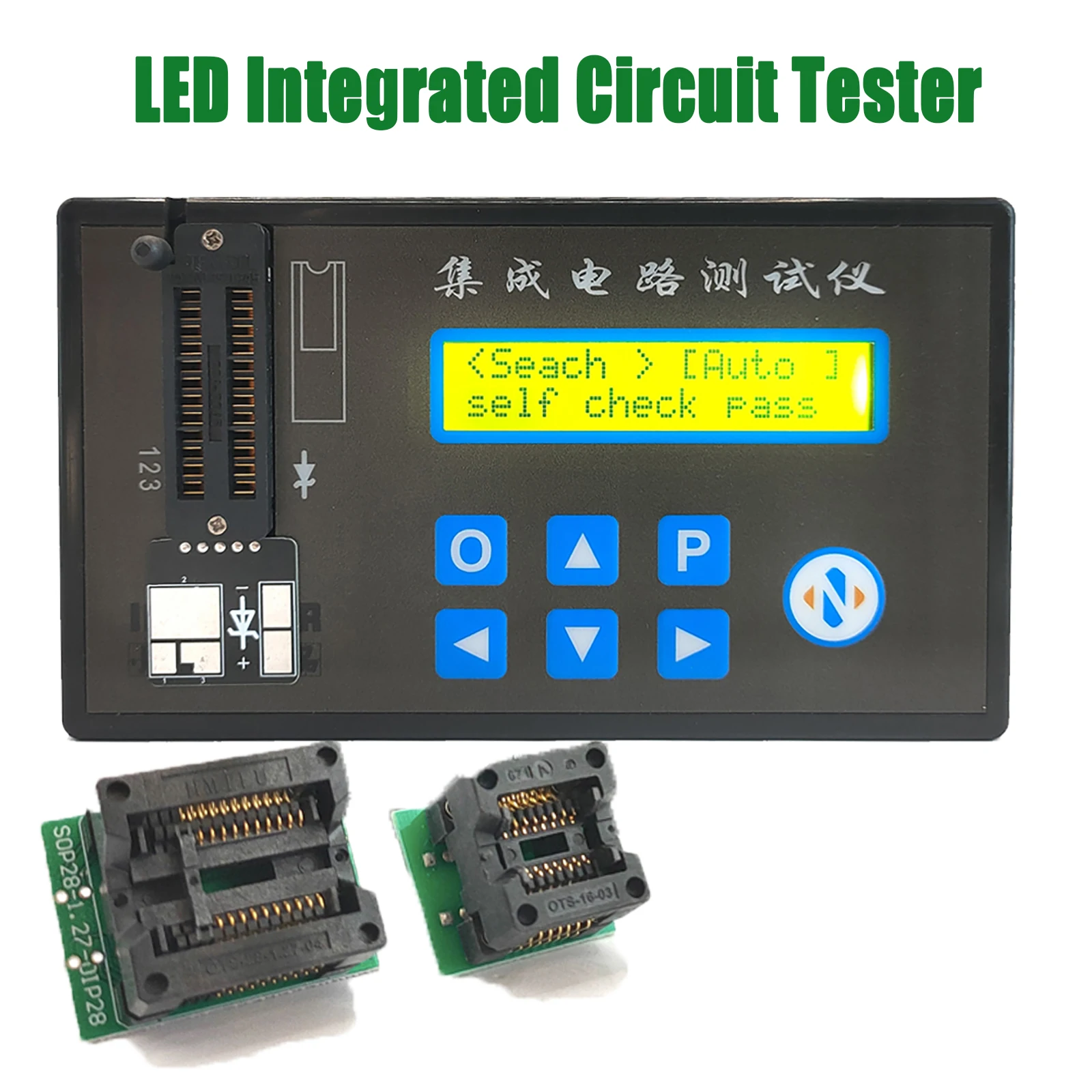 LED Integrated Circuit Tester Transistor Diode Triode Tester Integrated