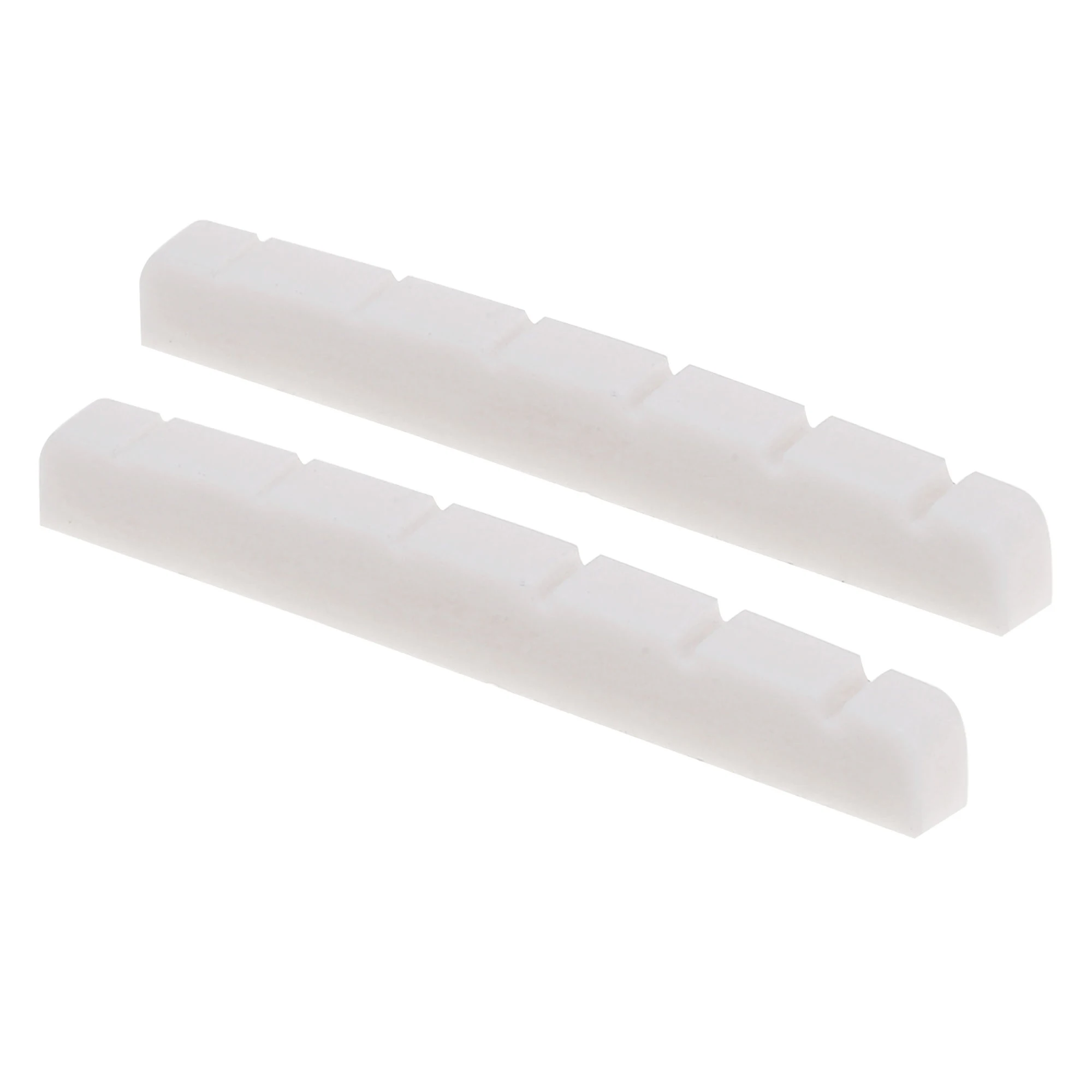 Musiclily Pro Urea-Harz Kunststoff Geschlitzte 42mm ST-Style Tele E-Gitarren-Saitenhalter mit Flachem Boden für 6-Saitige ST Tele (2er-Set) – Detail 13