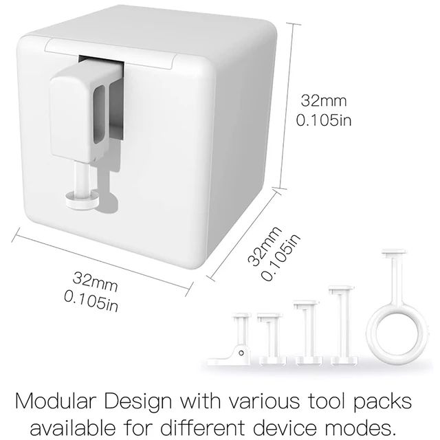 Tuya Zigéquation Finger-bot Plus Smart Touch Button Switch Arms, Bluetooth Finger Robot, Smart Home, Tournesol nous-mêmes avec Alexa Google 5