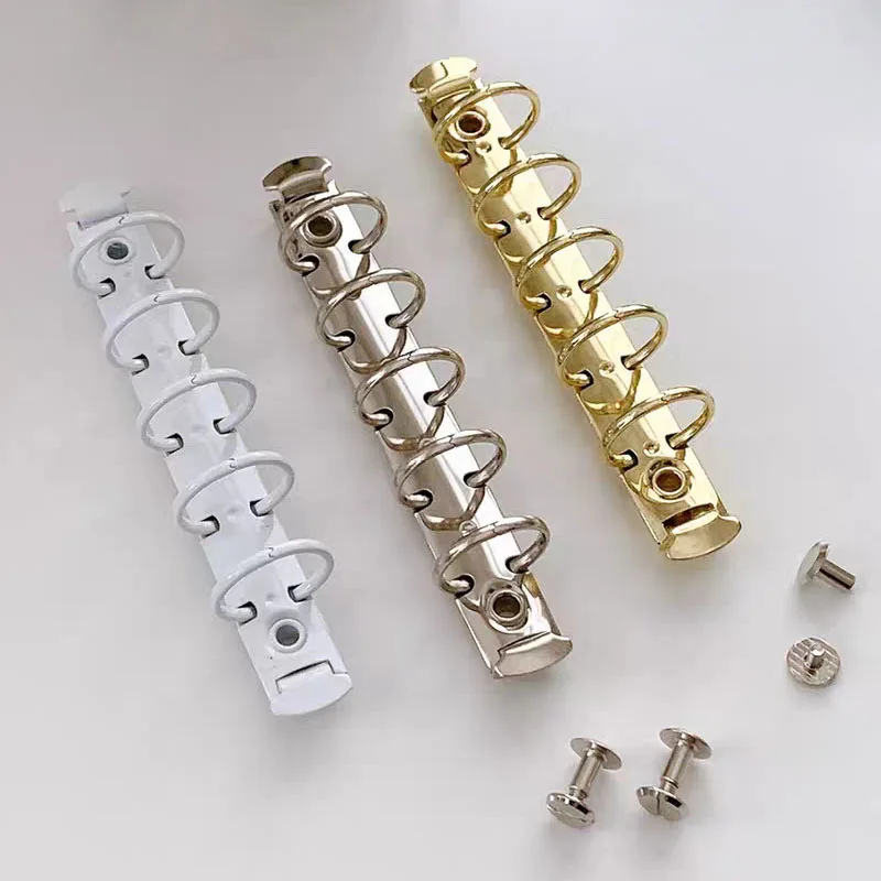 A8 5-Ring Mini 15/20mm Diameter 12.3cm Notebook Clips