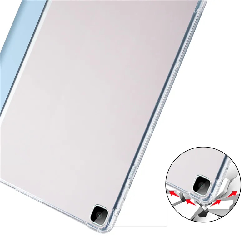 For Matepad T10S Case With Pencil Holder Tablet PU Leather Flip Shell For Huawei Matepad T10 Cover Soft TPU Back Coque + Gift_voghion.com