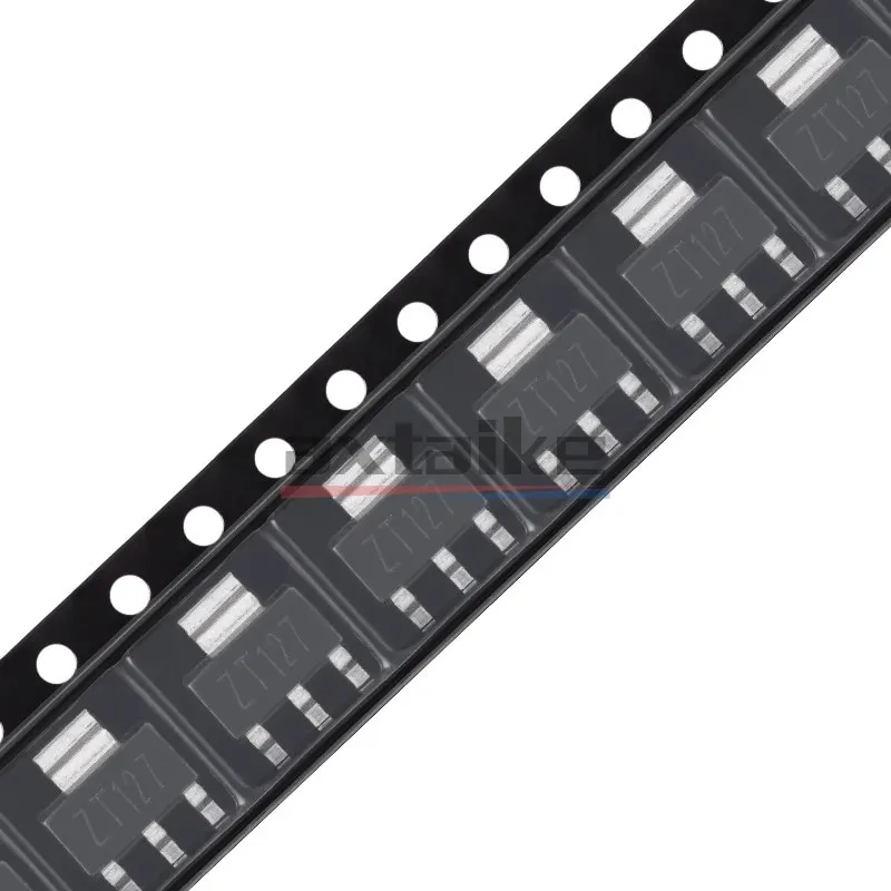 BJT Transistor Transistors Kit 10PCS CZT122 CZT127 SOT-223 ZT122 ZT127 100V 5A 1W NPN PNP Darlington Transistor SMD TIP122 TIP127
