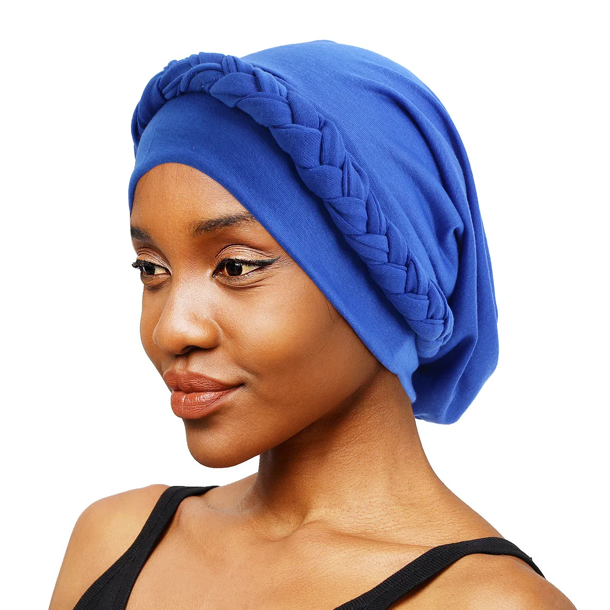 

Indian Muslim Women Hijab Turban Braids Chemo Caps Cancer Hair Loss Hat Bonnet Femme Turbante Headwrap Scarf Beanies Headwear