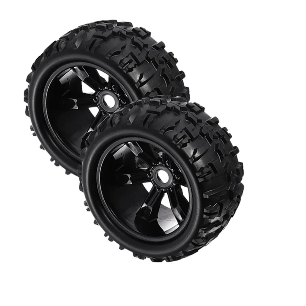ZD 레이싱 8477 육각 RC 트럭 타이어 및 휠 세트, Traxxas Maxx Tmaxx E-Revo Revo 3.3, JLB Chee용 접착, 1/8 체중계, 17mm, 4 개