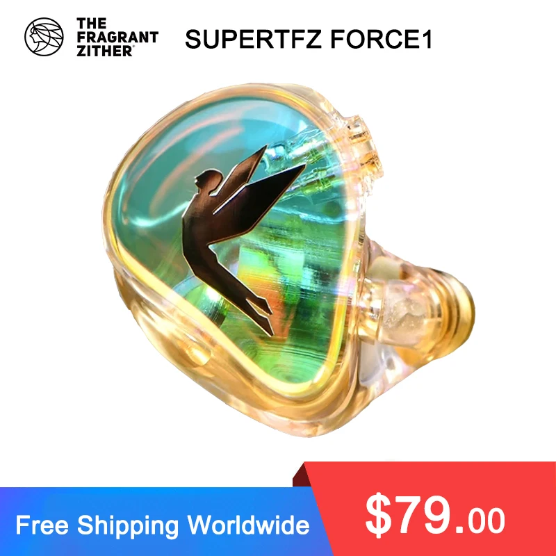 

TFZ SUPERTFZ FORCE1 ESSENCE Professional Monitor Headphones Dj In-ear HiFi Earphone Noise Cancelling Bass Headset