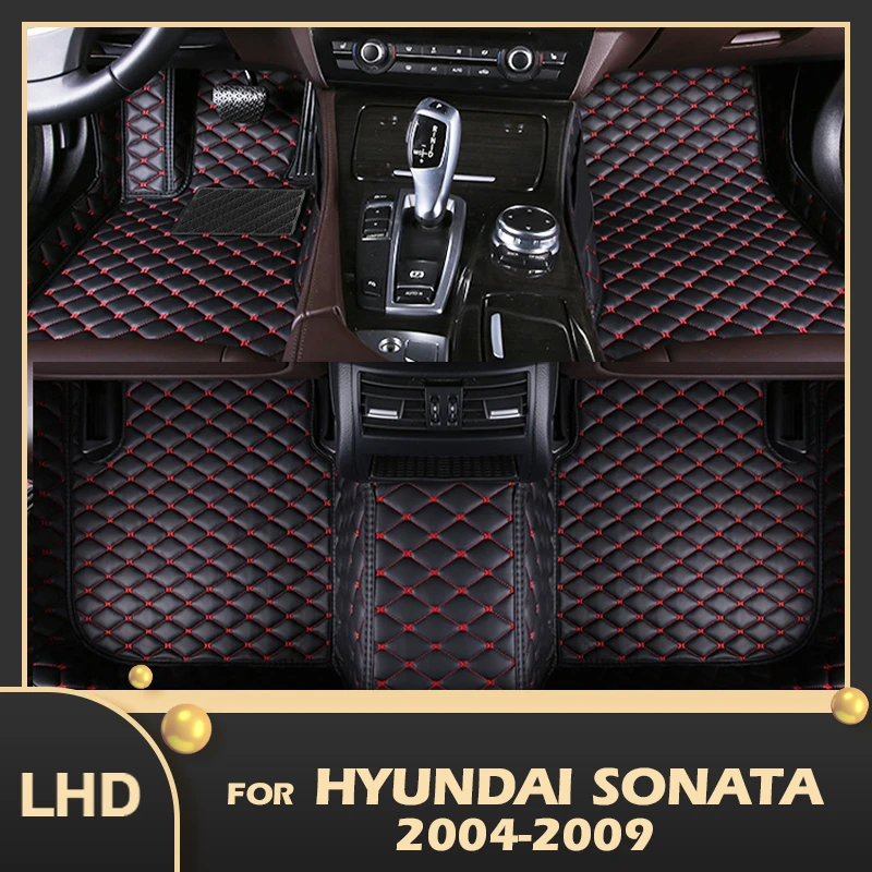 

Car Floor Mats For Hyundai Sonata 2004 2005 2006 2007 2008 2009 Custom Auto Foot Pads Carpet Cover Interior Accessories