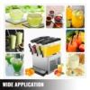 VEVOR Commercial Cold Beverage Dispenser 3 Tanks 9.5 Gallon Thermostat Controller Fruit Juice Machine 270W Ice Tea Drink Drink 2