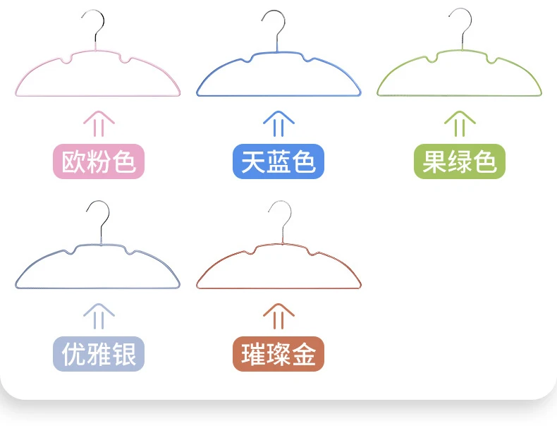 5Pcs Multifunctional Wet and Dry Household Strong Hanger for Hanging Clothes Bedroom Wardrobe Socks Anti-Slip 30kg Bearing 6