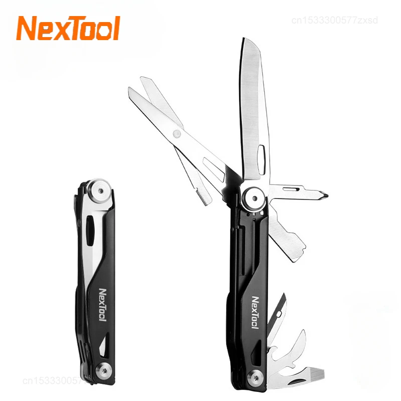 

Xiaomi NexTool 12 IN 1 EDC Tools Folding Pocket Knife with Safety Lock Survival Kit Scissors Outdoor Camping Emergency Mini Tool