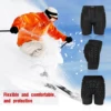 Tomshoo Protective Padded Shorts for Adults Breathable Hip Butt Tailbone Impact Protection Pads for Snowboard Skiing Skating 6