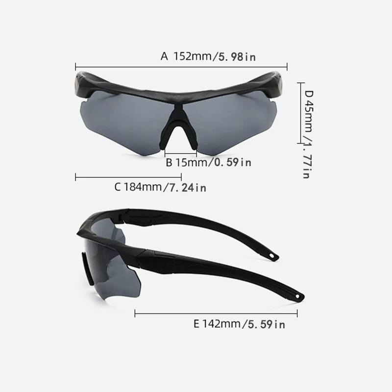 Outdoor Sports Fashion Night-vision Sunglasses For Women Men Windproof Outdoor Travel Protection Motorcycle Cycling Glasses
