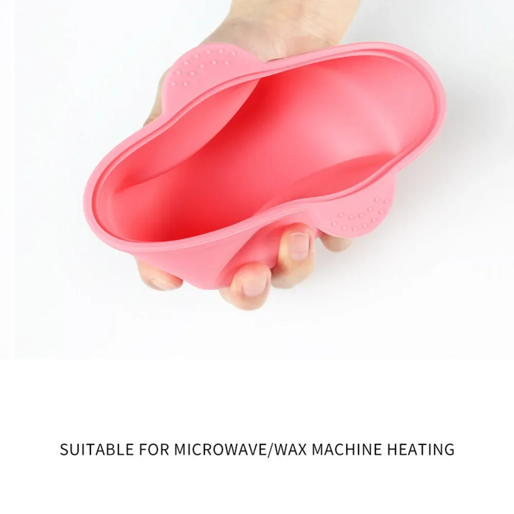 300ml / 400ml Wax Warmer Heat-resisting Silicone Bowls Hair Removal Wax Replacement Pot Silicone Bowls Hair Removal
