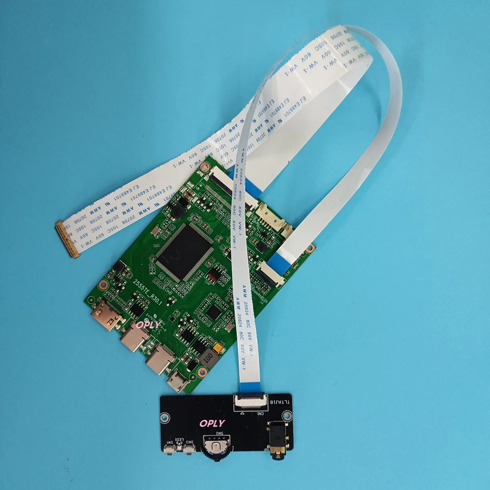 

Плата контроллера EDP 2K Type-c Mini HDMI-совместима с NT125WHM Φ 1366x768 mini USB ЖК-экраном