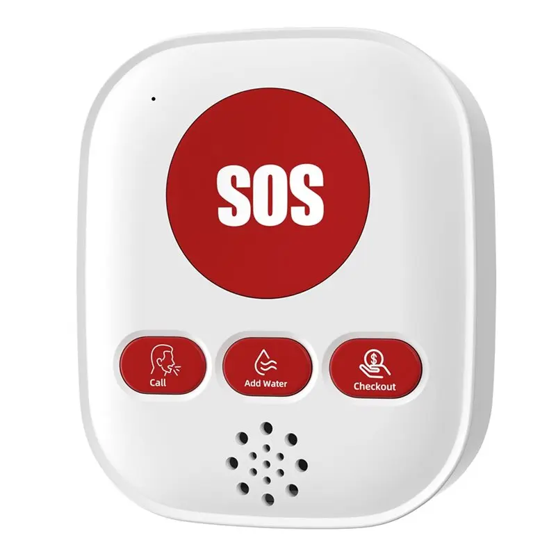 노인을 위한 FEDI-무선 SOS 비상 호출기 노인 돌봄 호출 버튼 업그레이드 Tuya APP WIFI 패닉 버튼