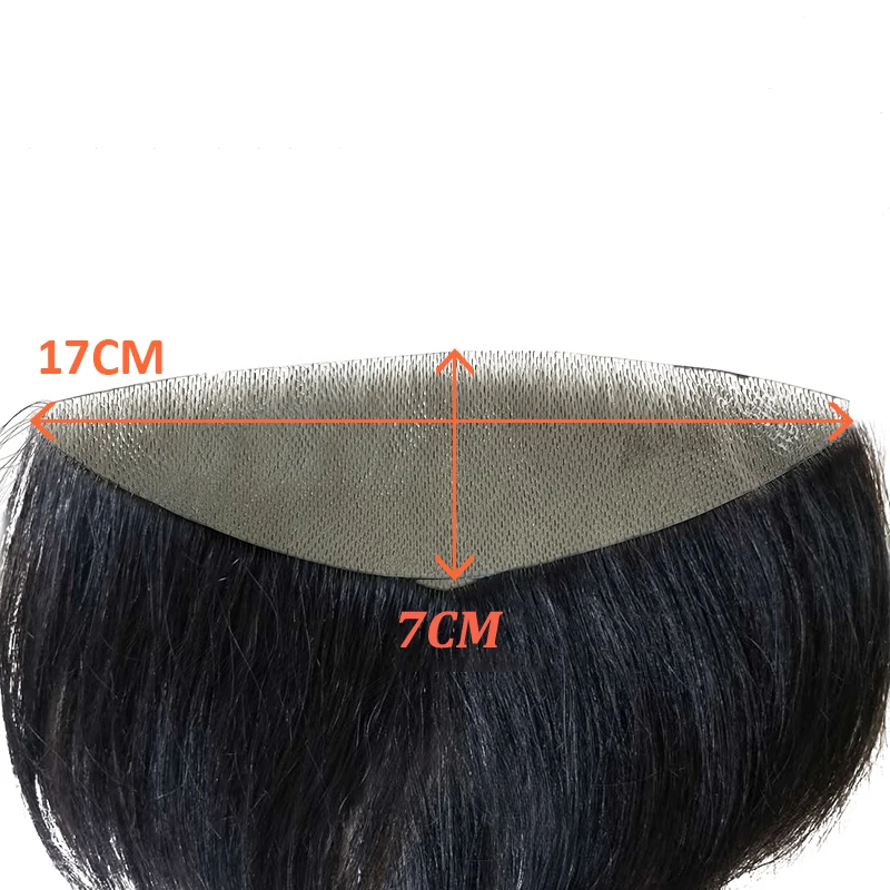 QHP Hair Toupee Men's Capillary Prosthesis Handmade Wig for Men PU Front Hairline Real Human Hair Hairpiece System 100% Density human hair toupee