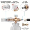 High pressure foam spray bottle 1/4 '' quick connection foam cannon adjustable fan-shaped nozzle for car cleaning 6