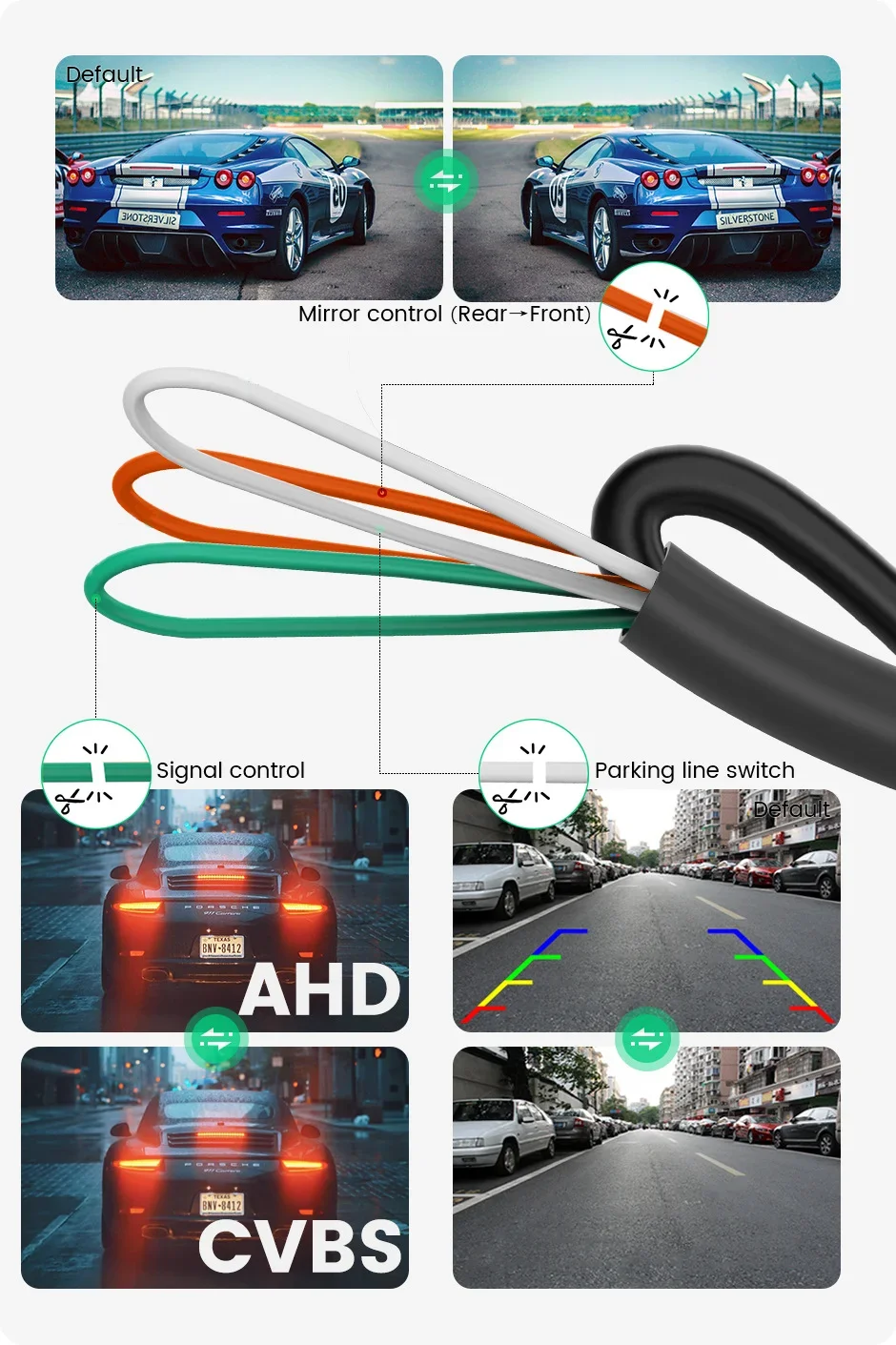 cable controls and settings
