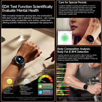 ECG Health Smartwatch with HD Calling 4