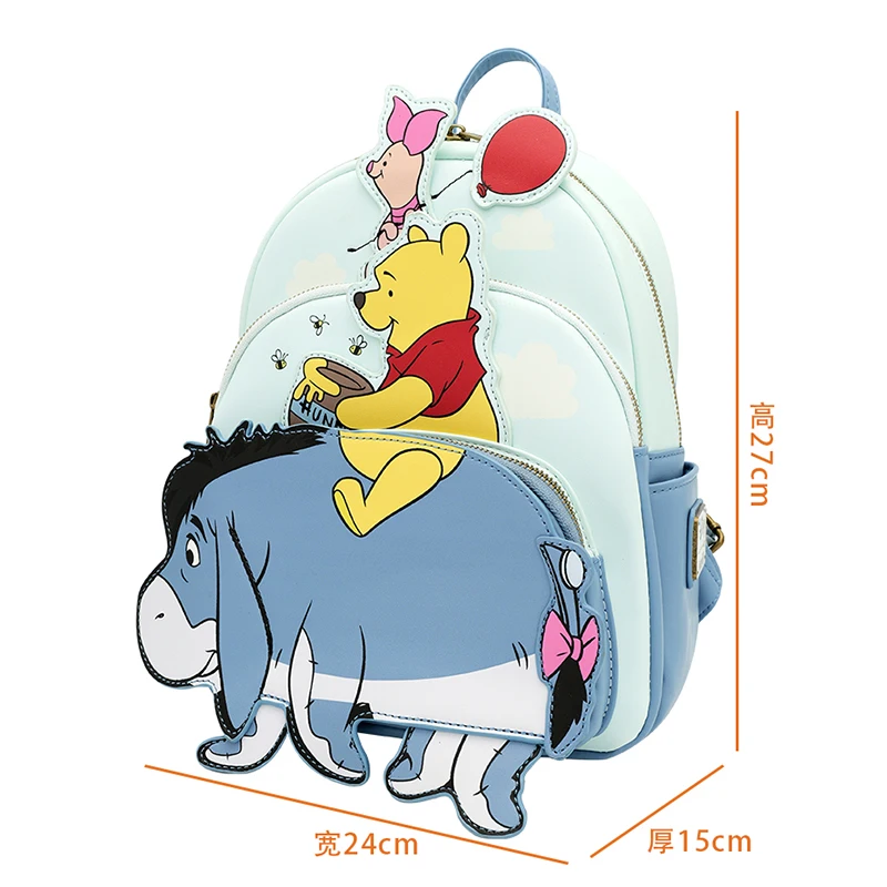 รูปสินค้า กระเป๋าเป้ลายวินนี่เดอะพูห์ แฟชั่นน่ารัก สำหรับสาวหวาน