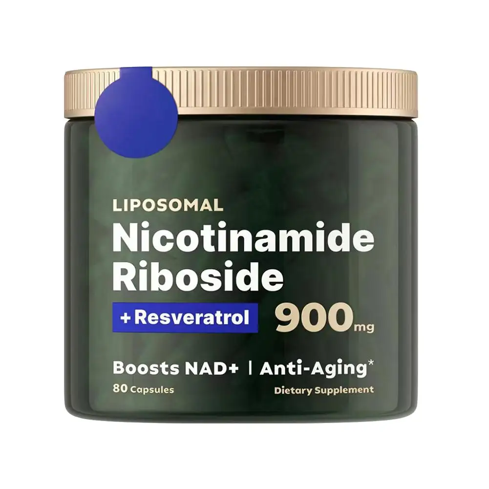 5 Bottles NAD+Supplements Nicotinamide Riboside 900mg Resveratrol Natural Energy & Cellular Health Skin Health Care nad supplements