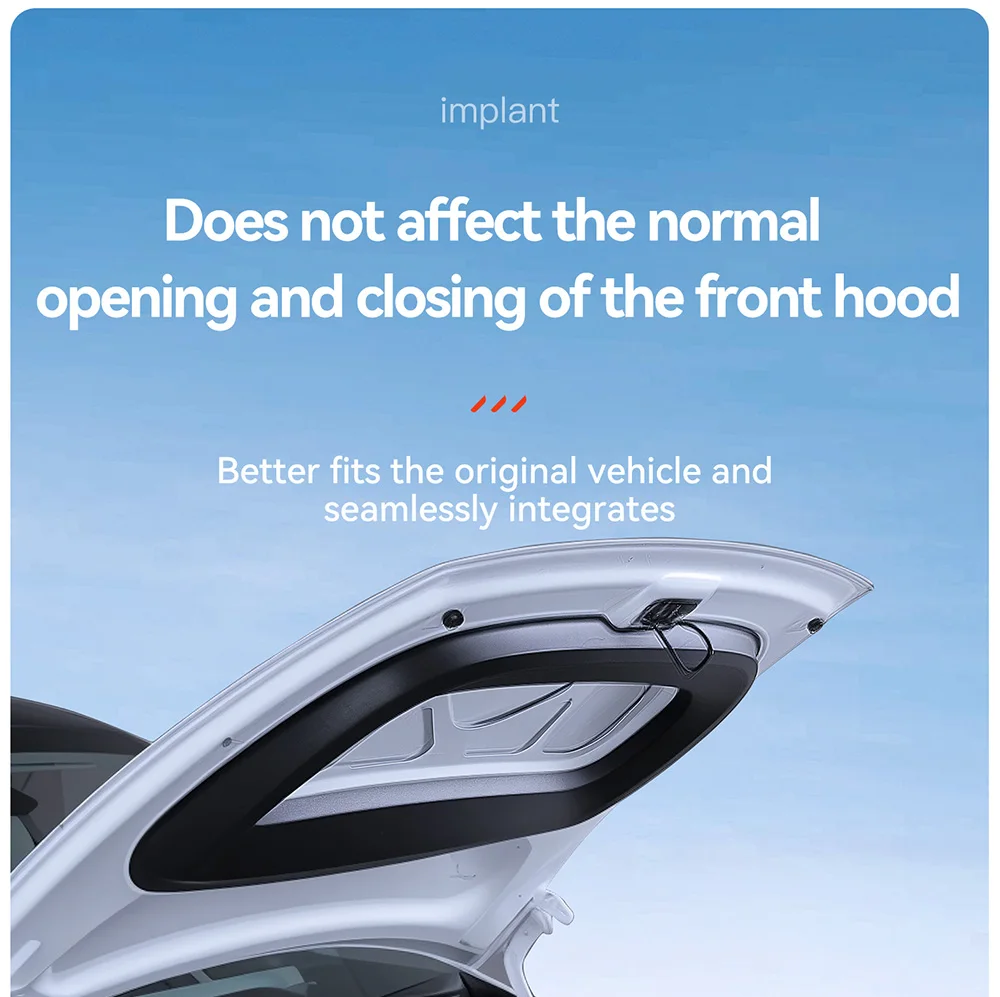 YZ für Tesla Model 3 Highland Model Y/YL Juniper 2026 Vordere Kabinenabdeckung gegen Verstopfung Wasserkanal- und Laubblocker-Zubehör – Detail 19
