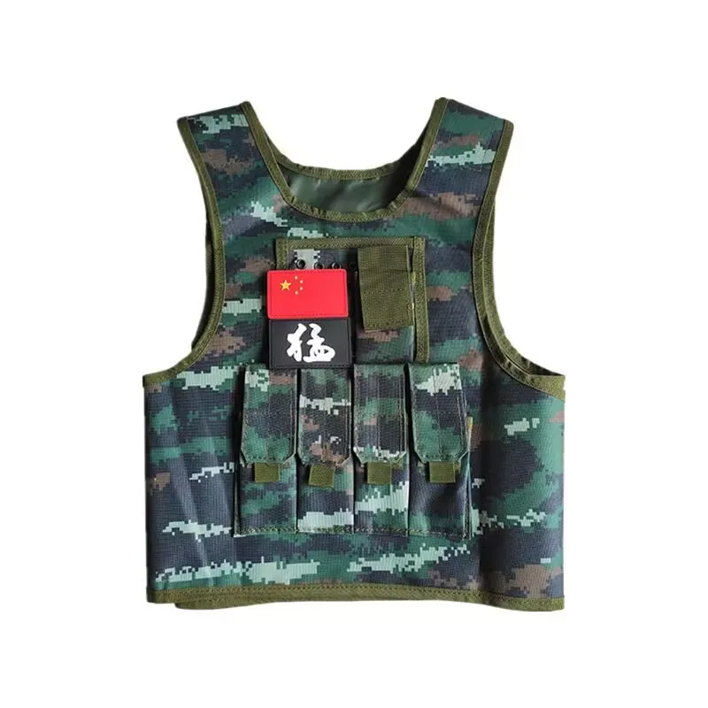 thumbnail image 1 of Chaleco táctico del ejército, armadura corporal, accesorios de cosplay, campo de batalla, chaleco protector militar para caza al aire libre para juegos de niños, 1 of 4