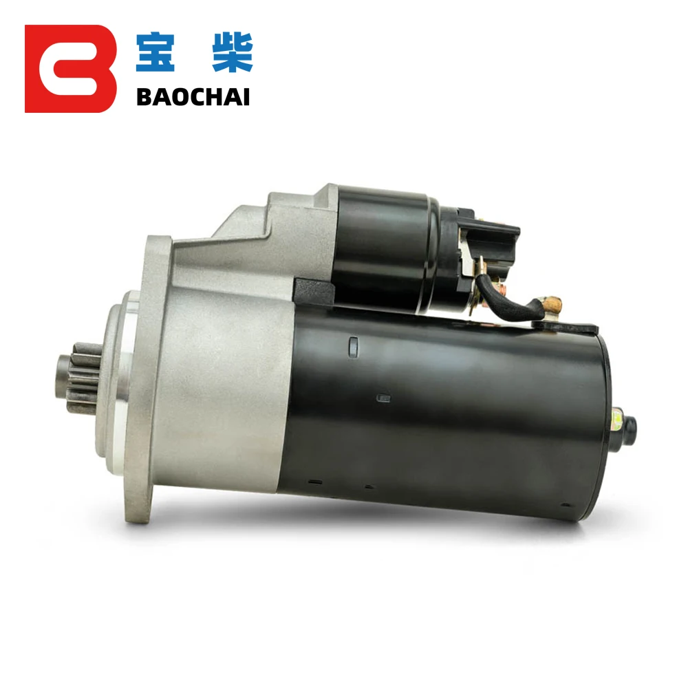 새로운 QDY1302 2KW 12V 9T 디젤 엔진 스타터 모터 2V95 엔진 모터 전기 빠른 시작 발전기 부품