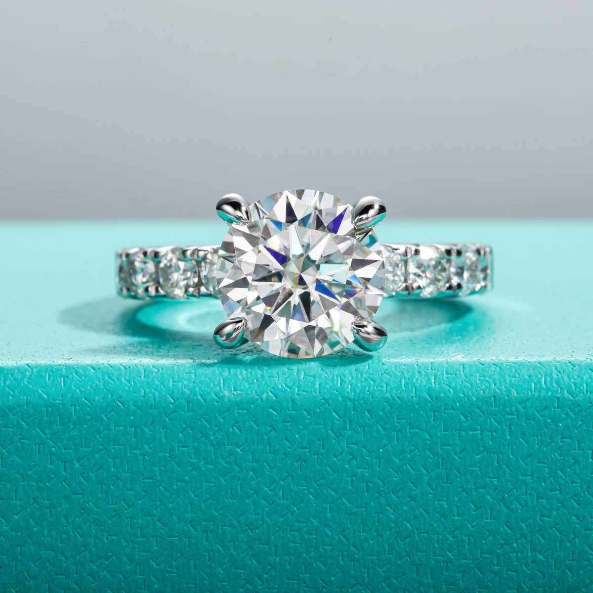 AnuJewel 3.5ct メインストーン D カラー モアッサナイト