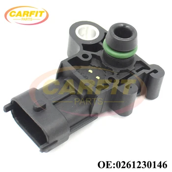 OEM 12591290 0261230146 흡기 공기 매니폴드 절대 압력 맵 센서, 쉐보레 카프리스 캡티바 스포츠 2.4L 3.0L 3.6L 6.0L