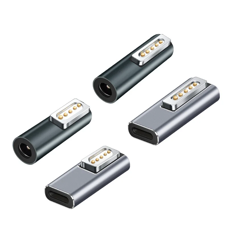 

Оптовая продажа, Магнитный адаптер USB C типа C/DC5521 для Magsafe2 /Magsafe1, соединитель PD, адаптер для быстрой зарядки для MacBook Air/Pro