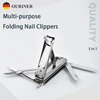 Multi-purpose Kit Manicure Tools Multi-purpose Nail Clippers 5-In-1 Nail Clippers Folding Stainless Steel Nail Clippers Keychain 1