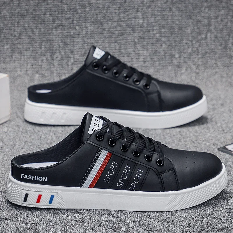 Summer Men Slippers Brand Comfortable Casual Shoes for Men Fashion Flat Sneakers High Quality Men Half Slippers Tenis Masculino 3
